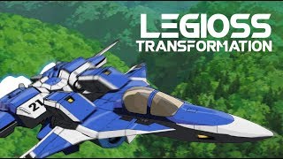 Short film animation Legioss Transformation and Inbit Attack MOSPEADA  ROBOTECH [upl. by Jahdol]