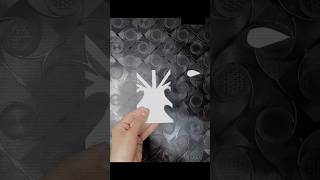 How to cut a snowflake ❄️ snowflake design [upl. by Ahsinrac]