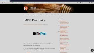 How to Find Acting Jobs on IMDb Pro [upl. by Kerk481]