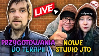 Jak TOMEK przygotował się do TERAPII DRUGA SZANSA NOWE STUDIO JTO PREMIERA FILMU  LIVE [upl. by Nicholl390]