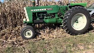 Oliver 1800 Tractor and New Idea Picker Sheller [upl. by Reuven276]