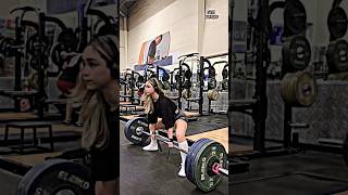 Girls Weight Lifting Attitude 🔥😱 shorts fitness attitude weightlifting viral popular trending [upl. by Carder523]