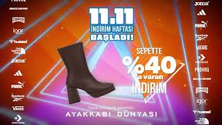 Ayakkabı Dünyasında 1111 indirim günleri başladı 📣 [upl. by Coray]