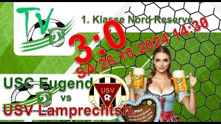 2024 10 26 USC Eugendorf Juniors vs USV Lamprechtshausen Torszenen [upl. by Egdamlat]