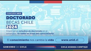 Taller informativo Concurso Doctorado en el Extranjero Becas Chile 2024 [upl. by Ehpotsirhc236]