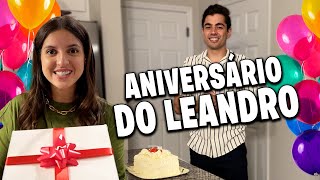 Festinha de aniversário pro Leandro Nós que preparamos tudo aqui em casa Quase perdi o Iphone [upl. by Legim]