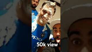 Ms Dhoni and virat Kohli viralvideo  thala for a restion [upl. by Kcirre123]