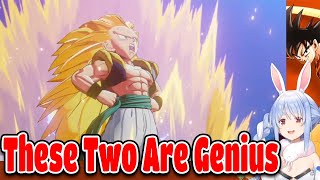 Pekora Funny Reactions To Gotenks Super Saiyan Three Cutscene In Dragon Ball Z Kakarot【ENG SUB】 [upl. by Jasun]