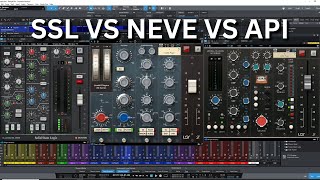 SSL Vs Neve Vs API Channel Strips [upl. by Sumahs]