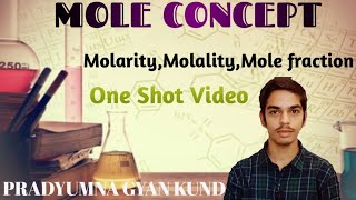 Mole Concept class11mole chemistry class11chemistrymolarity somebasicconceptsofchemistryclass11 [upl. by Tsyhtema630]