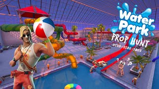 Water Park PROP HUNT  Fortnite Creative [upl. by Yhcir]