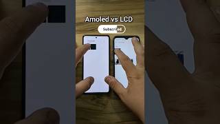 amoled display vs lcd display  difference shortvideo iphone smartphone android technology [upl. by Linda]