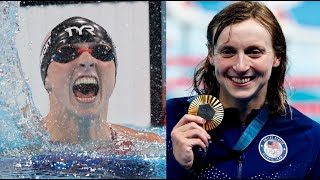 Katie Ledecky breaks Olympic record and wins 1500m gold [upl. by Velleman]