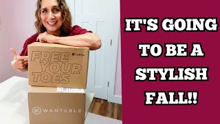 Wantable Denim Edit with FitVille Unboxing Try On Review  Over 50  Fall September 2023 [upl. by Snell174]