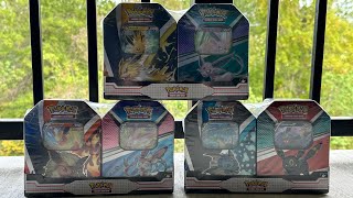 TARGET POKÉMON EEVEELUTION TIN 2 PACKS ARE HERE  Flareon amp Sylveon What’s inside these tins [upl. by Ecnav817]