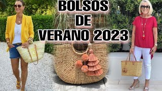 LOS BOLSOS PLAYEROS 🏖👜 FAVORITOS PARA TUS OUTFITS DE VERANO 2023 EN TEJIDOS NATURALES [upl. by Nolyk990]