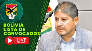 🇧🇴 ¡Bolivia Revela su Lista de Convocados para las Fechas 11 y 12 Eliminatorias Sudamericanas ⚽🔥 [upl. by Sergias]