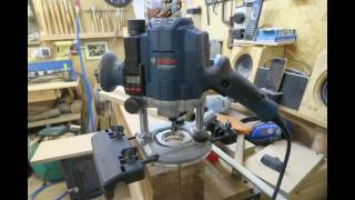 Bosch GOF 1250 LCE auf FestoolSchiene [upl. by Shawn167]