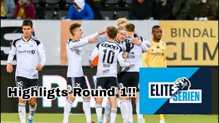 Eliteserien Round 1 Highligths🇳🇴⚽️ [upl. by Ellives]