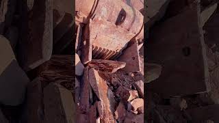 stonecrush hardrock satisfyingvideo relaxingsounds jawcrusher rockcrushing asmrsounds [upl. by Sink]