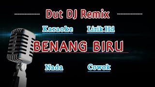 Benang biru Megi Z  karaoke nada cowok [upl. by Blatt]