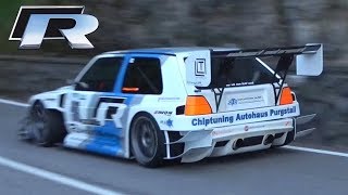 600HP VW Golf MK2 TFSIR 20 TFSI Engine Swap Hillclimb Monster [upl. by Iek]