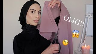 Hijab Tutorial How To Style A Ready Made Hijab  Super Easy [upl. by Sirc703]