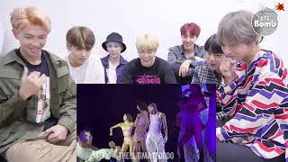 BTS REACTION BLACKPINK Wihisle concert [upl. by Odilo306]