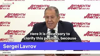 Sergei Lavrov interview BRICS Expansion The Untold Story Behind the New Global Power Shift [upl. by Melisenda460]