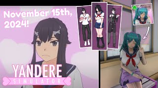 November 15th 2024  New Ayano Customization Missing Posters New Character Pages and More [upl. by Ynehteb]