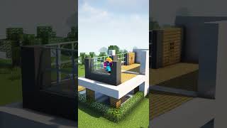 Modern House  QuickBlock minecraft [upl. by Ahsitul]