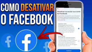 COMO DESATIVAR CONTA FACEBOOK 2024 [upl. by Ahserkal]