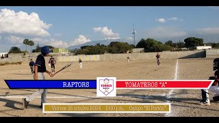 Beisbol Infantil Saltillo  Raptors Vs Tomateros quotAquot  Completo [upl. by Anastase492]