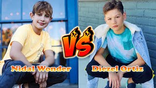 Nidal Wonder VS Diezel Ortiz Familia Diamond Transformation 👑 New Stars From Baby To 2023 [upl. by Atteuqahs345]