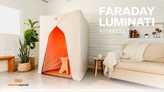 SaunaSpace  Faraday amp Luminati Sauna Assembly [upl. by Nylave]