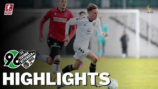 Knappe Niederlage beim Tabellenführer  Hannover 96 II  FC Teutonia 05 Highlights [upl. by Acinnod]