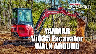 Yanmar ViO35 Excavator Walk Around [upl. by Norrag100]