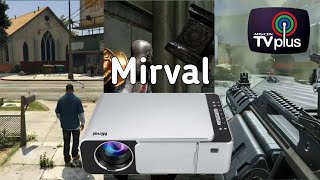 Mirval Y6 T6 Mini Projector Gaming and TVplus SamplePH vlog3 [upl. by Onifur705]