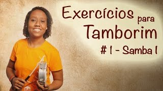 Exercícios para tamborim 1  Samba I [upl. by Eniamrahc880]