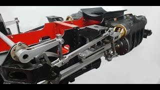 BR 9F Steam Loco 5quot Gauge Part 54 Case hardening slide bars and test assembly of valve gear [upl. by Jaymee]