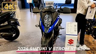 2024 AllNew Suzuki VStrom 650 XT First Look and Detail 4k [upl. by Manuel]