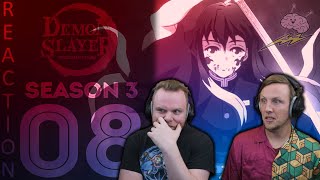 SOS Bros React  Demon Slayer Season 3 Episode 8  The Mu In Muichiro [upl. by Ydnyl]