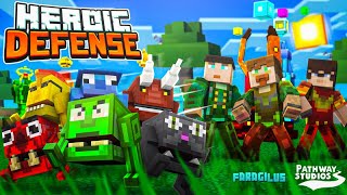 Heroic Defense Release Trailer  Minecraft Marketplace [upl. by Jaynes888]