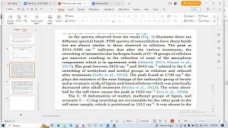 Nanocellulose Extraction and FTIR analysis [upl. by Orlosky]