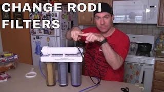 how to change RODI filters [upl. by Wallack]