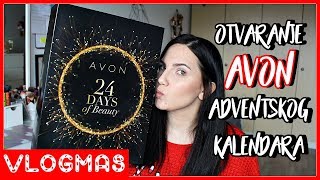 Otvaranje AVON adventskog kalendara 2018  VLOGMAS ☃️💄 [upl. by Poliard866]