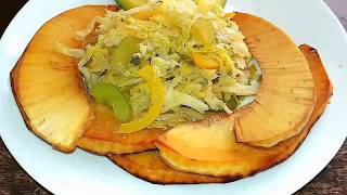 How To ROAST BREADFRUIT IN THE OVEN [upl. by Cave]