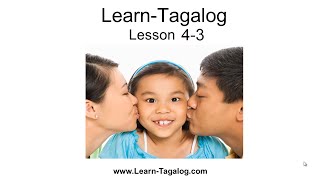 Learn Tagalog Lesson 43 [upl. by Vinna275]