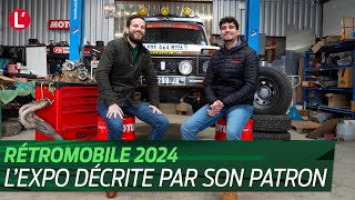 Rétromobile 2024 Lexposition dédiée aux véhicules anciens décryptée par le patron Romain Grabowski [upl. by Okiman]