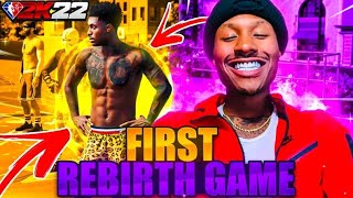 Played My FIRST GAME With My REBIRTH BUILD On NBA 2K22 BEST BUILD 2K22 [upl. by Lieberman]